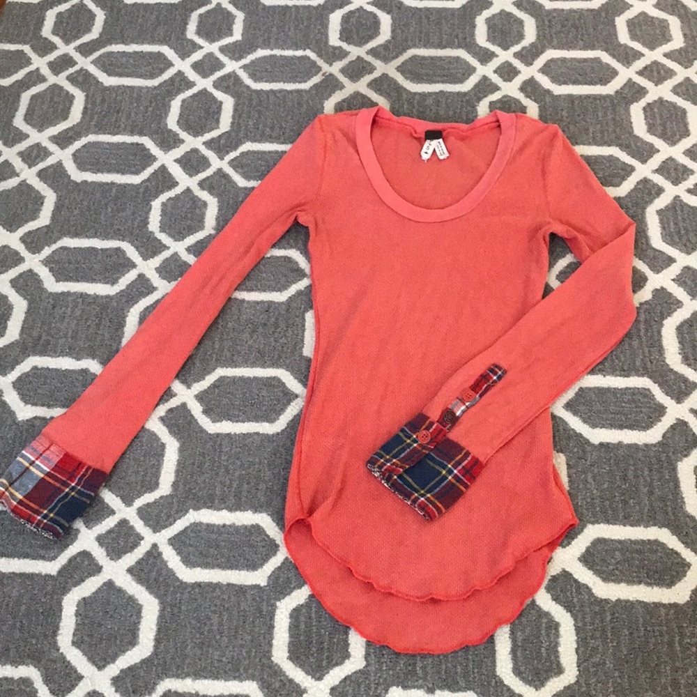 Free People Thermal cuff long sleeve